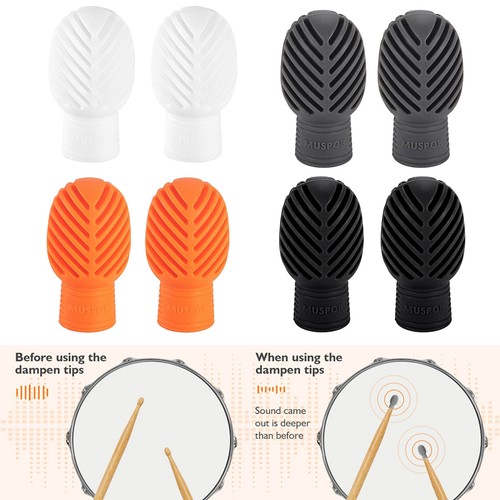 4pcs silicone drumstick silent - 4pcs,