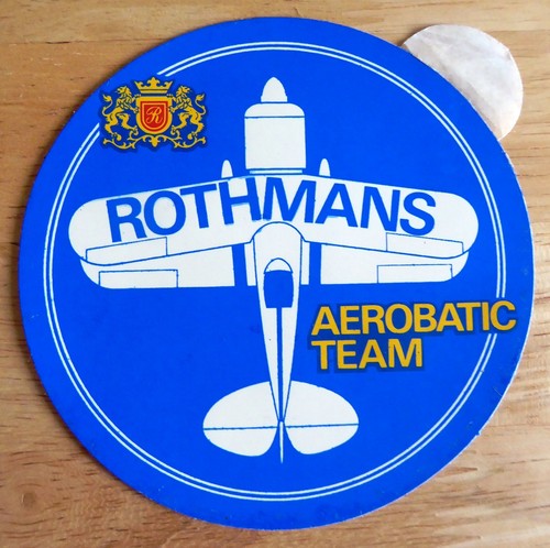 Vintage rothmans aerobatic - rothmans,