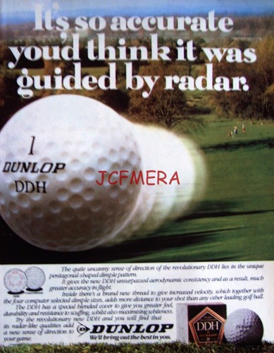 1981 dunlop ddh golf balls - 1981, 'ddh'