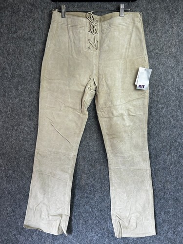 Kit leather trousers - leather, western