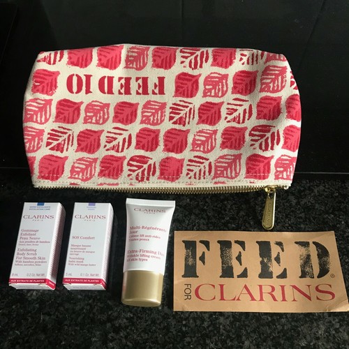 Clarins feed gift bag with - gift,