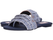 Ted Baker Women's Towdi Blue Textile Sandals Size 6