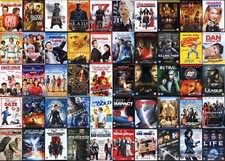 DVD Bundle 50 Movies All Shown