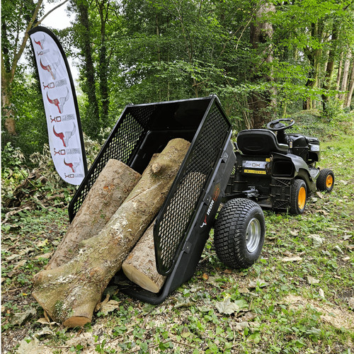 Quad atv mower tipping trailer - quad,