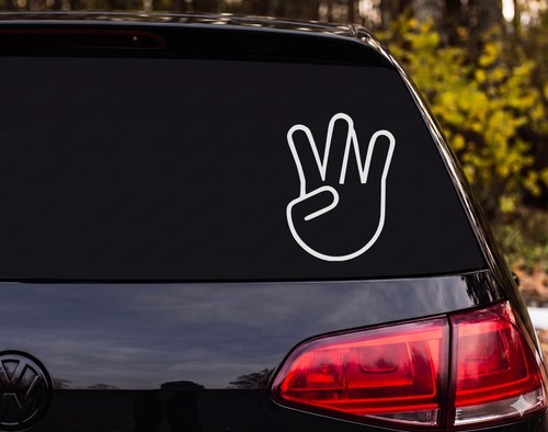 Vulcan salute hand sign bold - salute,