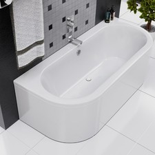 1700x750 D Shape Back To Wall