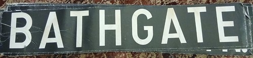 Bathgate destination blind - destination,