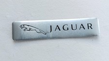 For Jaguar Badge Emblem Silver
