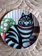 Cat On Mat Plate by Martin Leman made in Japan