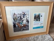 Lester Piggott Hand Signed