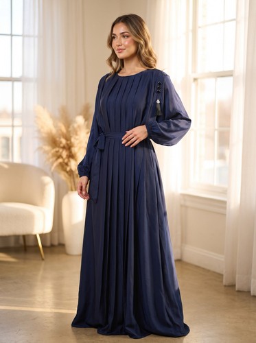 Elegant silk abaya women - silk,