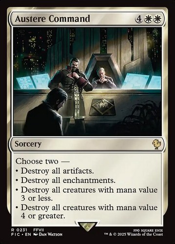 Mtg austere command fic - ~, ~