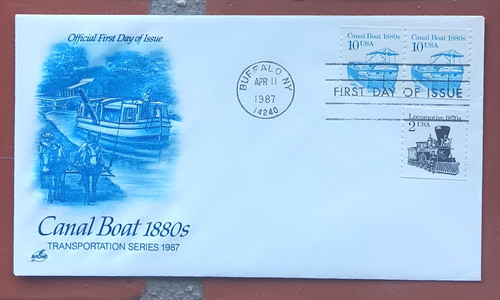 Canal boat 1880s - canal,