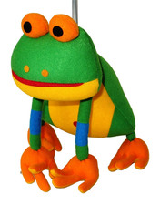 Bouncy baby frog ceiling