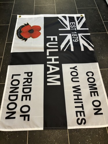 Fulham flag 3ft 2ft - fulham, by