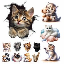 Cute Kitten Vinyl Stickers Cat