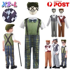Kids Old Man Costume Grandpa