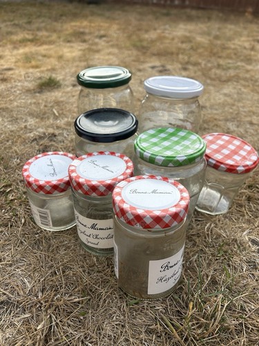 Glass jars with lids - 8,