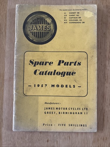 James spare parts catalogue - james,