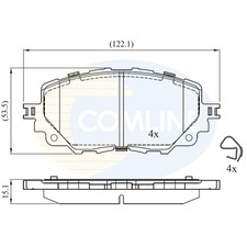 Brake Pads Set For Mazda MX-5
