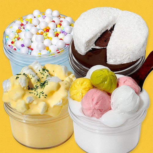 Dessert slime mochi squishy - slime,