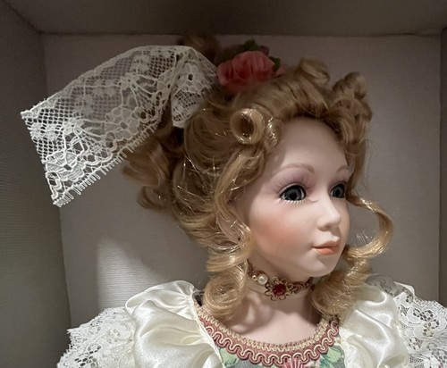 Isabella porcelain doll - porcelain,