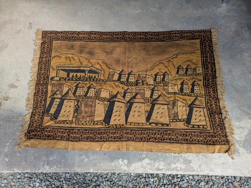 African batik large wall - large,