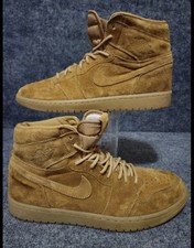 Jordan 1 Retro High Top Trainers Men’s UK 10.6 Wheat 555088-710 EU 45.5 US 11.5