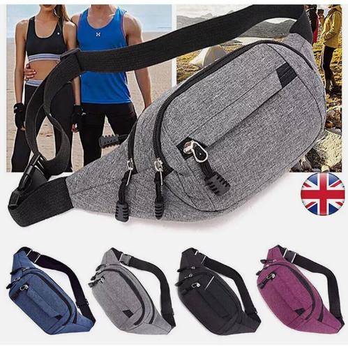 Water resistant large bum bag - water,