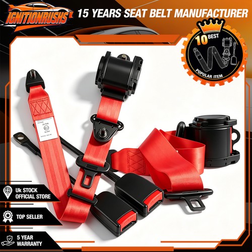 Set red point seat - 2, belts