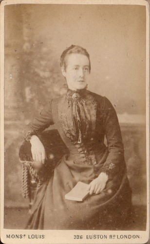 1888 cdv named - cdv, lady