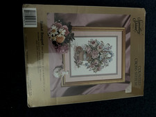 Vintage DMC / Candamar Something Special Cross Stitch Kit 50627 – Basket Bouquet