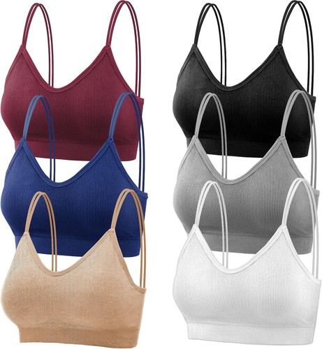 Thrilez 6pcs neck cami bras - 6pcs,