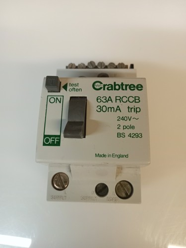 Crabtree amp 30ma double - amp,