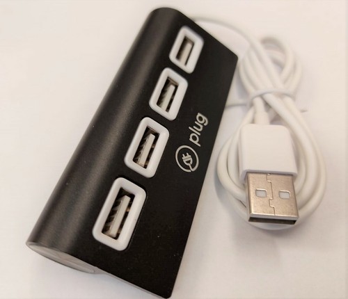 Port aluminum usb hub - aluminum,