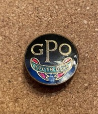 Vintage GPO General Post Office Youth Club Enamel Lapel Badge c1950s by Collins
