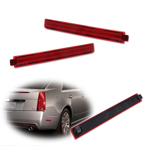 Red rear bumper side marker - rear,