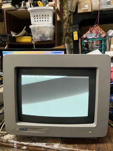 Atari sm124 monochrome - monochrome, monitor