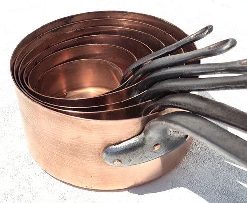 Vintage french copper - french, set