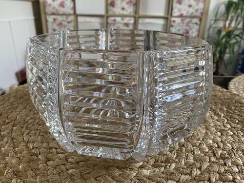 Vintage large crystal - vintage, bowl