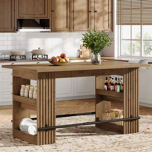 Rustic brown wood - brown,
