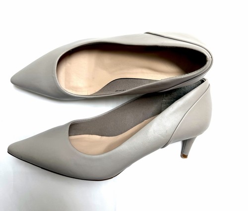 Soft grey leather low - soft,
