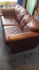 Brown Leather Sofa Bed