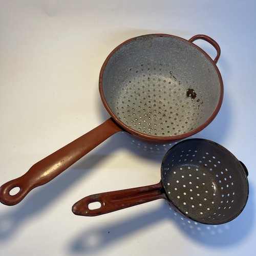Pair vintage french - brown, grey