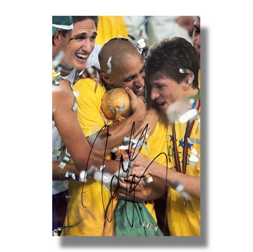 Signed roberto carlos photo - signed,