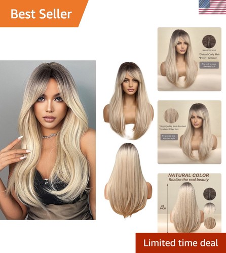 Inch synthetic ombre blonde - synthetic,