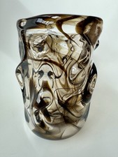 Whitefriars Knobbly Glass Vase