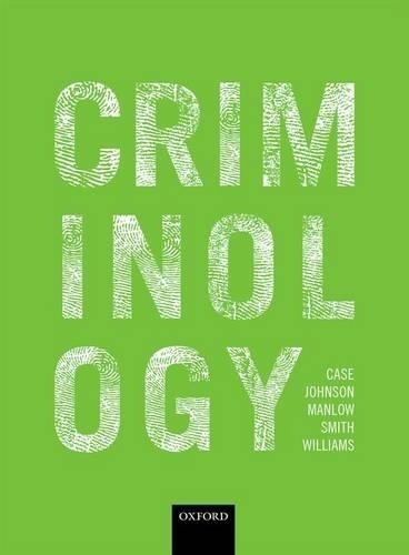 Criminology williams kate - criminology, by