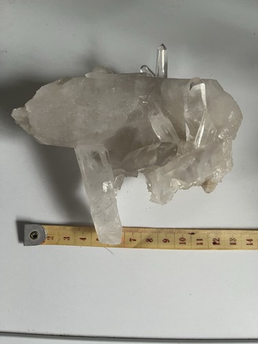 Natural quartz crystal cluster - quartz,