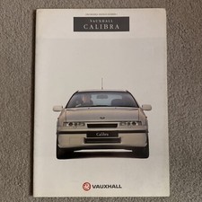 VAUXHALL CALIBRA Car Sales Brochure AUG 1991 #V7436 2.0i 8v/16v & 16v 4x4 Ed 1
